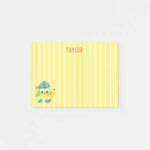Funny and Cool Green Owl School Post-it Notes