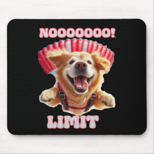 Funny And Cool Motivational Dog Sticker Mouse Pad