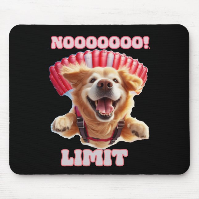 Funny And Cool Motivational Dog Sticker  Mouse Pad (Front)