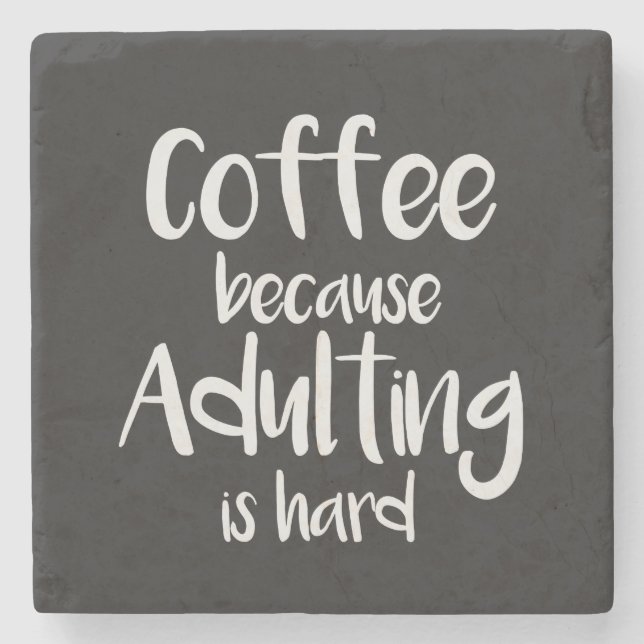 Funny and cute coffee coaster (Front)