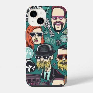 Funny and Cute Crypto Punks iPhone 14 Case