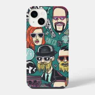 Funny and Cute Crypto Punks iPhone 14 Case