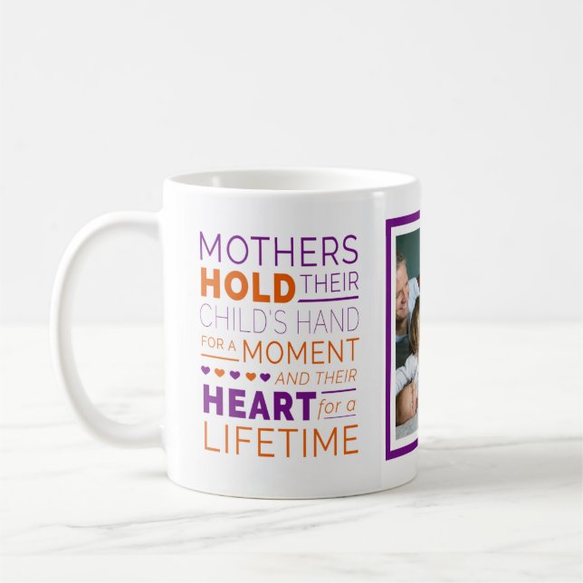 Funny and Cute MOM Quote PHOTO Mugs (Left)