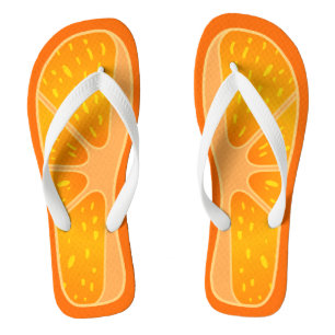 Funny and Cute Orange Slice Summer Fruit Thongs