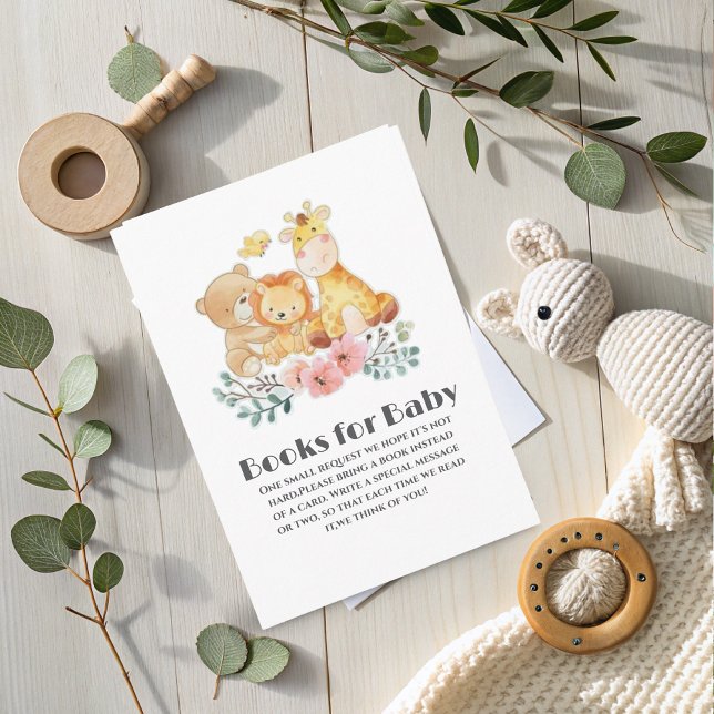 Funny and cute Woodland Book Request  Enclosure Card (Creator Uploaded)