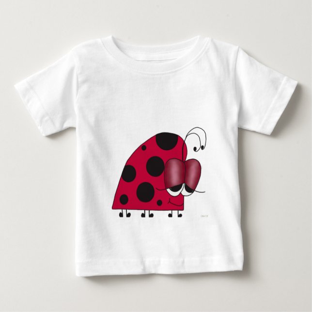Funny and Euphoric Ladybug Baby T-Shirt (Front)