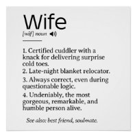 Funny and Heartfelt Wife Definition