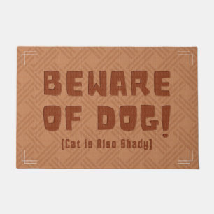 Funny and Humorous Welcome Mats   Beware of Dog