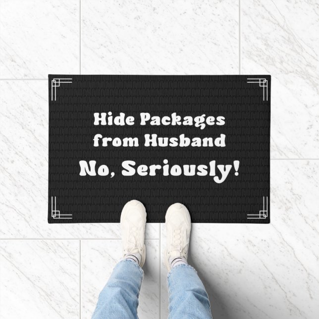 Funny and Humourous Welcome Mats | Hide Packages (Indoor)