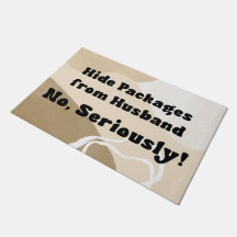 Funny and Humourous Welcome Mats | Hide Packages