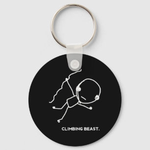 Funny And Odd Rock Climbing For Climbers Key Ring