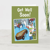 Funny and Quirky Get Well Soon Card