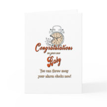 Funny and Sarcastic New Baby Card