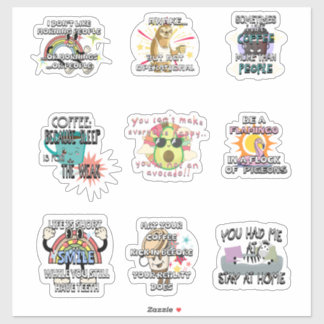 Funny and Sarcastic Vinyl Stickers