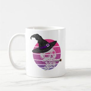 Funny And Scary Skull Smoking Cigarette Coffee Mug