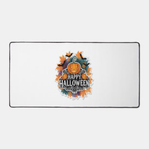 Funny and Spooky Halloween Quotes Happy Desk Mat