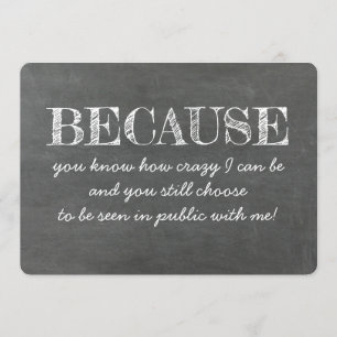 Funny and Sweet Bridesmaid Card