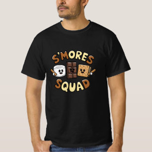 Funny and Sweet S'mores Lover Graphics T-Shirt