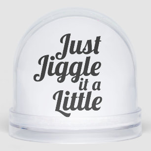 Funny anecdote "Just jiggle it a little" DIY fix  Snowglobe