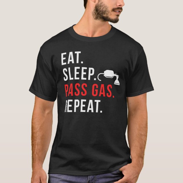 Funny Anesthesiologist Anesthesia Nurse Gas Pass T-Shirt (Front)
