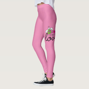Funny Angel - All I Meet Is Love 1 Leggings