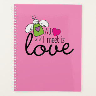 Funny Angel - All I Meet Is Love 1 Planner