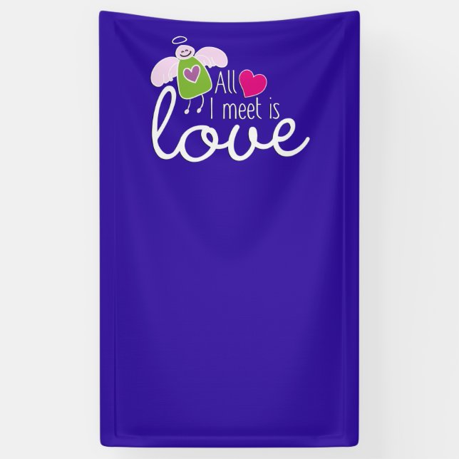 Funny Angel - All I Meet Is Love 2 Banner (Vertical)