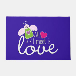 Funny Angel - All I Meet Is Love 2 Doormat