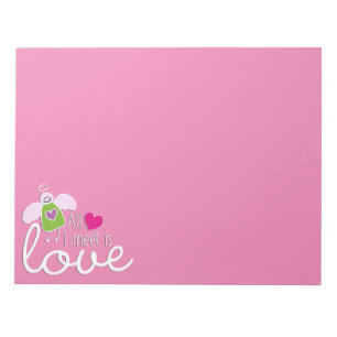 Funny Angel - All I Meet Is Love 2 Notepad