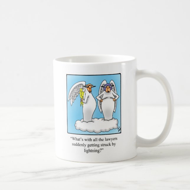 Funny Angel Cartoon Coffee Mug! Mug (Right)
