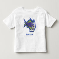 Funny angler fish cartoon