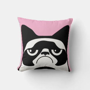 Funny Angry Cat Cushion