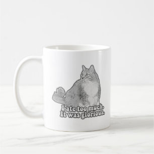 Funny angry cat meme for kitten lovers & cat owner coffee mug