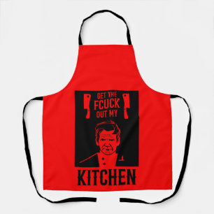 Funny Angry Chef Apron