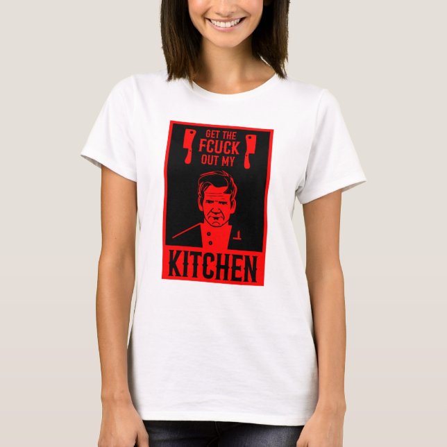 Funny Angry Chef T-Shirt (Front)
