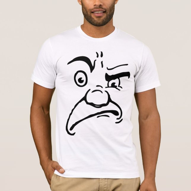 FUNNY ANGRY FACE T-SHIRTS (Front)