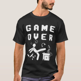 Funny Angry Gamer Meme Design for Boys Video Game T-Shirt