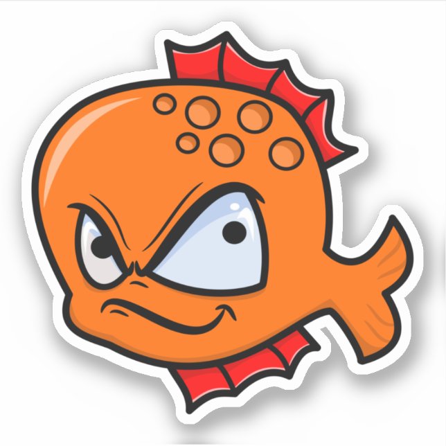 Funny Angry Goldfish (Front)
