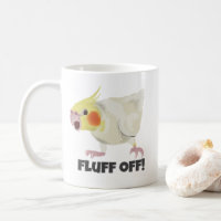 Funny Angry Lutino Cockatiel Fluff Off Pet Parrot