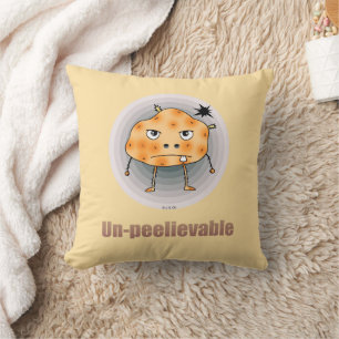 Funny Angry Potato – Un-peelievable Art Cushion