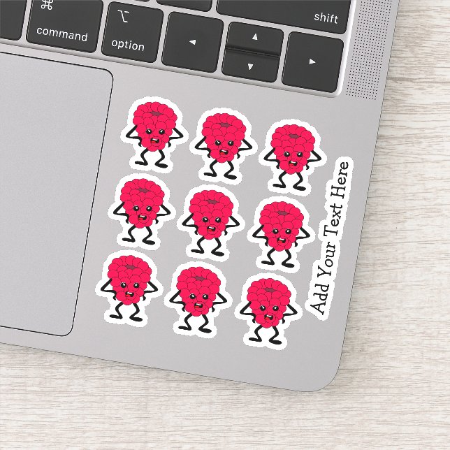 Funny  Angry Raspberry Cartoon - Custom (Detail)