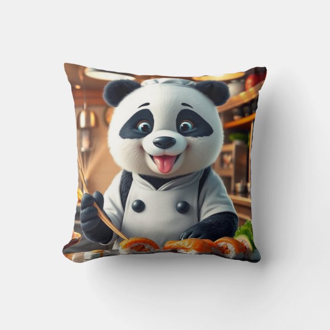 Funny animal art – perfect gift for animal lovers  cushion (Front)