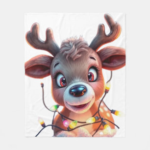 Funny animal art – perfect gift for animal lovers fleece blanket