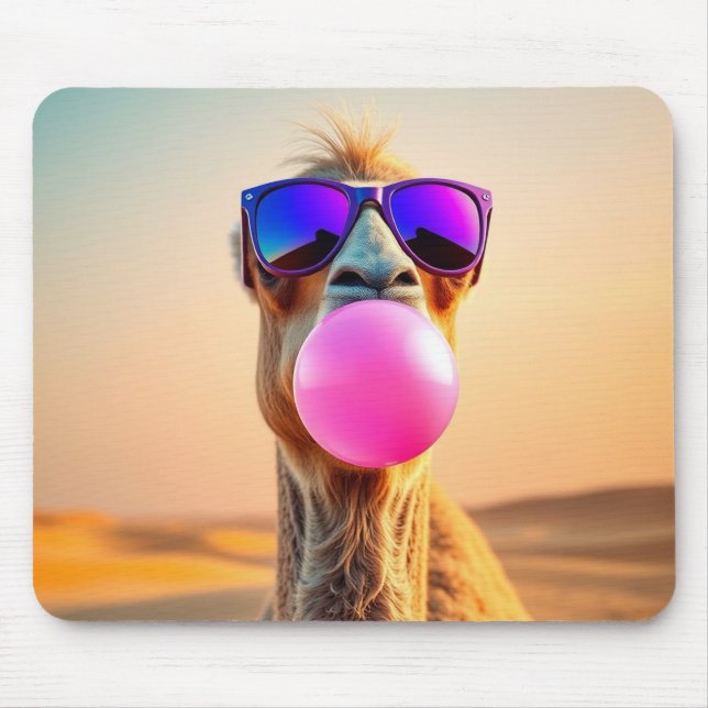 Funny animal art – perfect gift for animal lovers  mouse pad (Front)