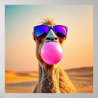 Funny animal art – perfect gift for animal lovers  poster