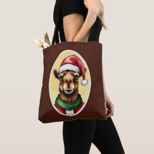 Funny Animal Christmas Favourites - Camel 1 Tote Bag
