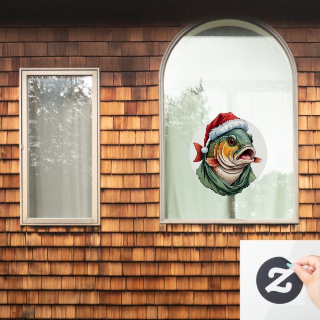 Funny Animal Christmas Favourites - Carp 1 (Home Window)