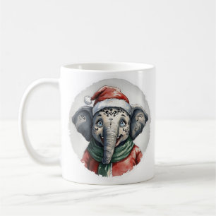 Funny Animal Christmas Favourites - Elephant 2 Coffee Mug