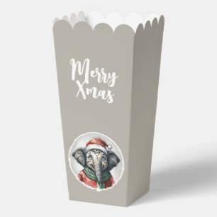 Funny Animal Christmas Favourites - Elephant 2 Favour Box