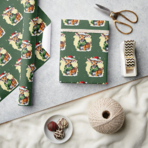 Funny Animal Christmas Favourites - Fawn 1 Wrapping Paper
